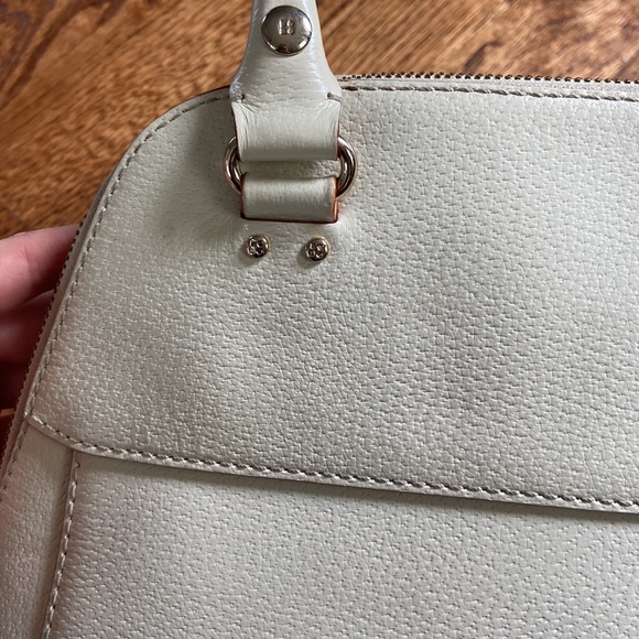 Kate Spade Ivory Leather Handbag - Picture 3 of 4